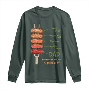 Grill Dad Long Sleeve Shirt You're The Rarest of Them All BBQ Father