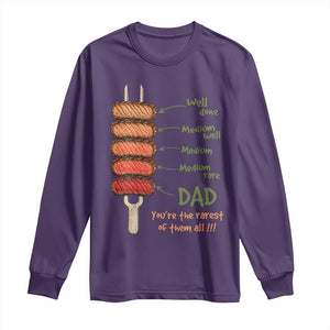 Grill Dad Long Sleeve Shirt You're The Rarest of Them All BBQ Father