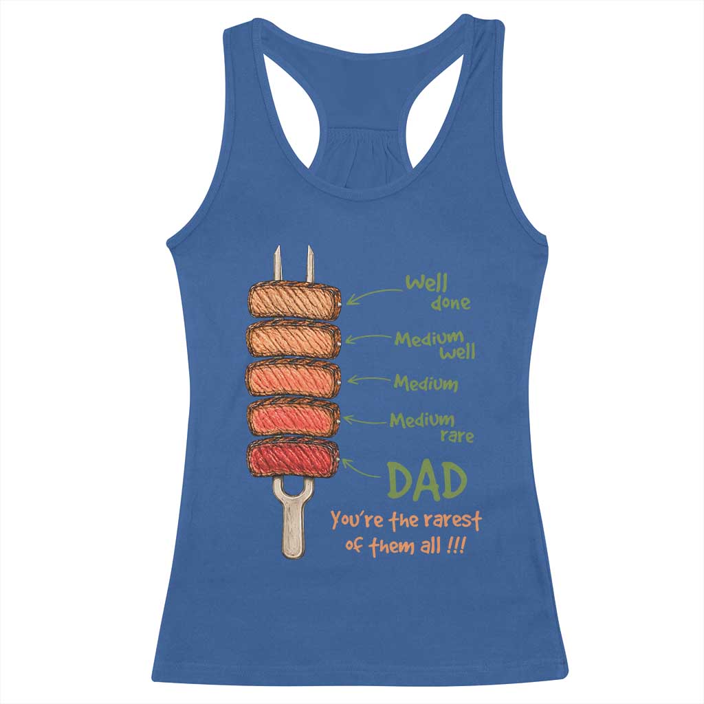Grill Dad Racerback Tank Top You're The Rarest of Them All BBQ Father