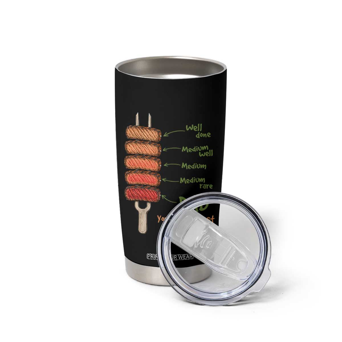 Grill Dad Tumbler Cup You're The Rarest of Them All BBQ Father