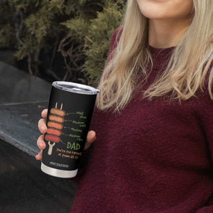 Grill Dad Tumbler Cup You're The Rarest of Them All BBQ Father