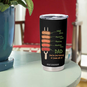 Grill Dad Tumbler Cup You're The Rarest of Them All BBQ Father
