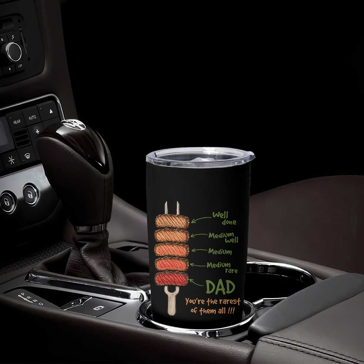 Grill Dad Tumbler Cup You're The Rarest of Them All BBQ Father