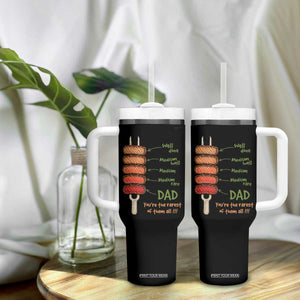 Grill Dad Tumbler With Handle You're The Rarest of Them All BBQ Father