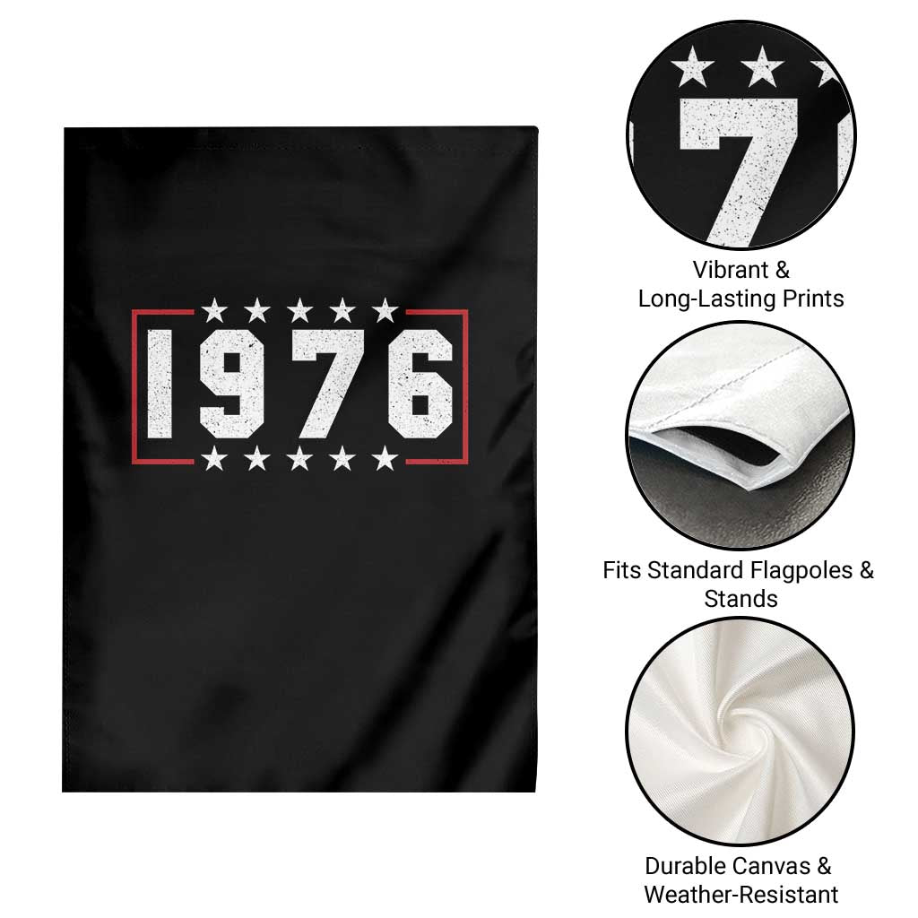 50th Birthday Garden Flag Vintage 1976 50 Years Old Birthday Stars And Stripes TS11 Print Your Wear