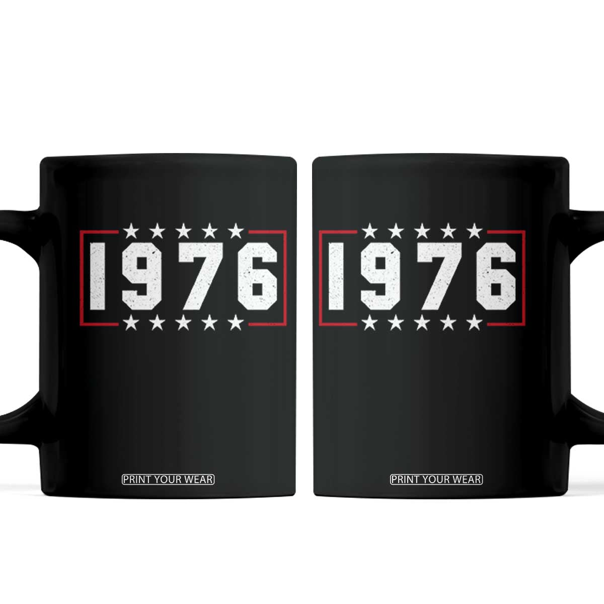 50th Birthday Coffee Mug Vintage 1976 50 Years Old Birthday Stars And Stripes