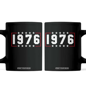 50th Birthday Coffee Mug Vintage 1976 50 Years Old Birthday Stars And Stripes