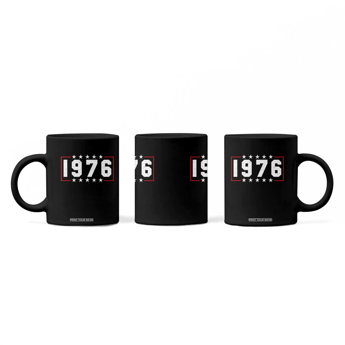 50th Birthday Coffee Mug Vintage 1976 50 Years Old Birthday Stars And Stripes