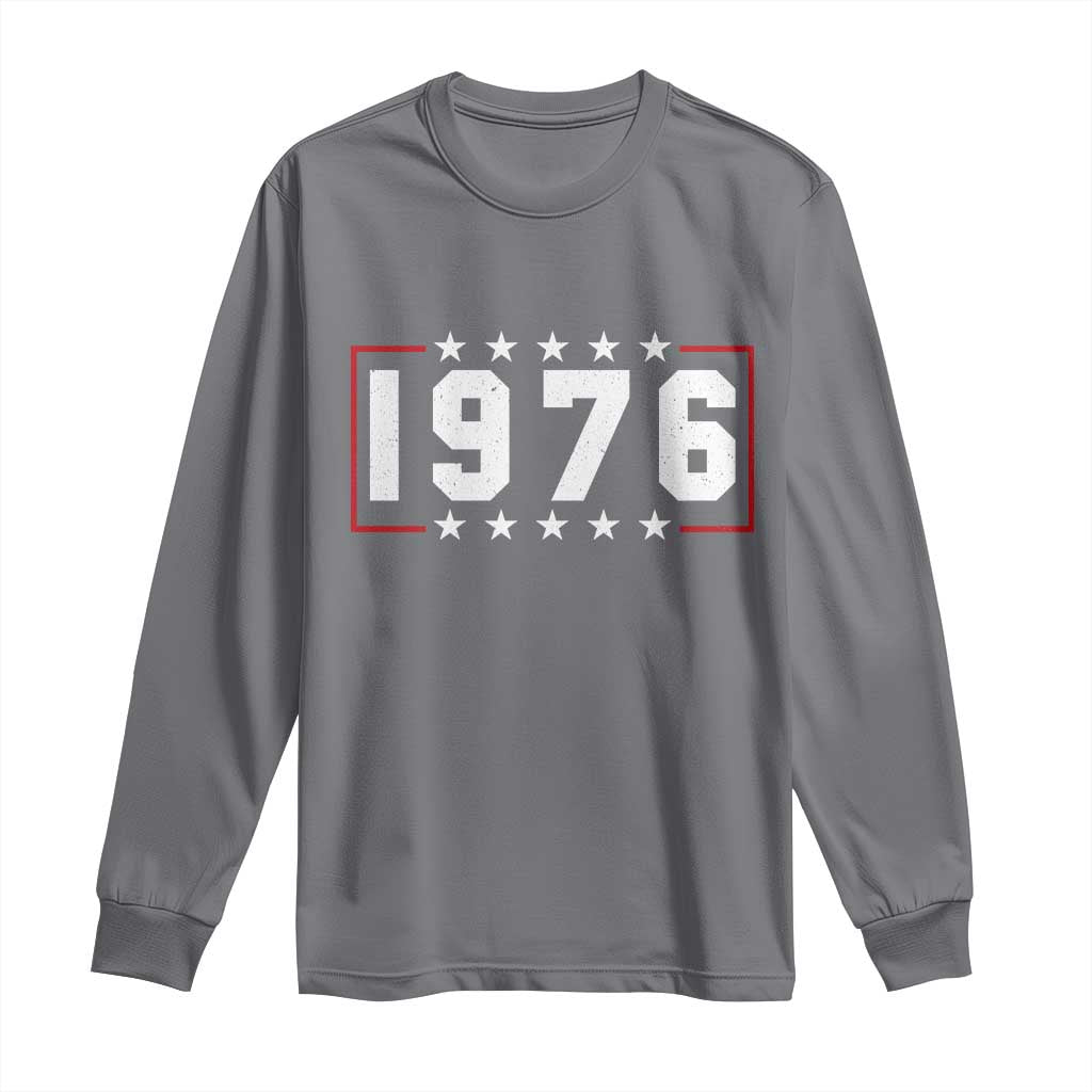 50th Birthday Long Sleeve Shirt Vintage 1976 50 Years Old Birthday Stars And Stripes