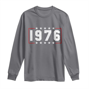50th Birthday Long Sleeve Shirt Vintage 1976 50 Years Old Birthday Stars And Stripes