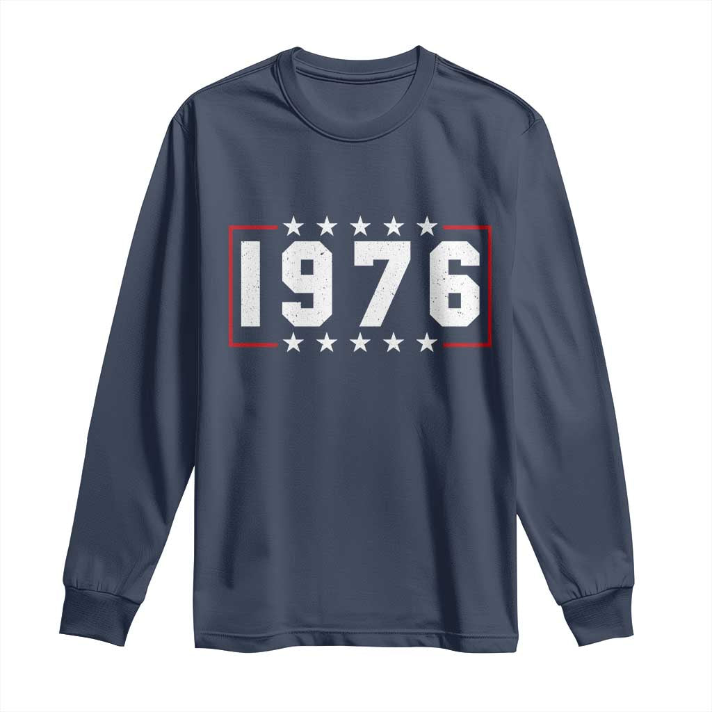 50th Birthday Long Sleeve Shirt Vintage 1976 50 Years Old Birthday Stars And Stripes