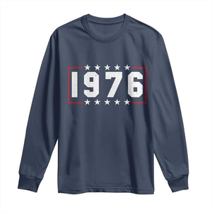 50th Birthday Long Sleeve Shirt Vintage 1976 50 Years Old Birthday Stars And Stripes