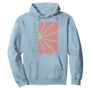 50th Birthday Hoodie Vintage 1976 Boho Flowers 50 Years Old Birthday