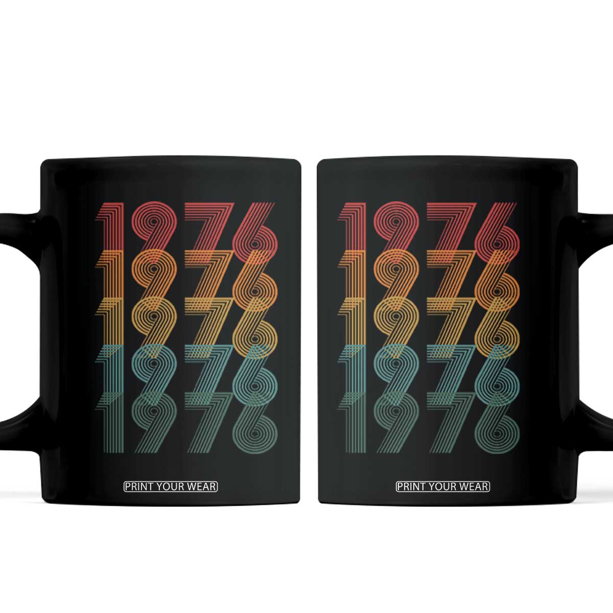 50th Birthday Coffee Mug Vintage 1976 Retro 50 Years Old Birthday