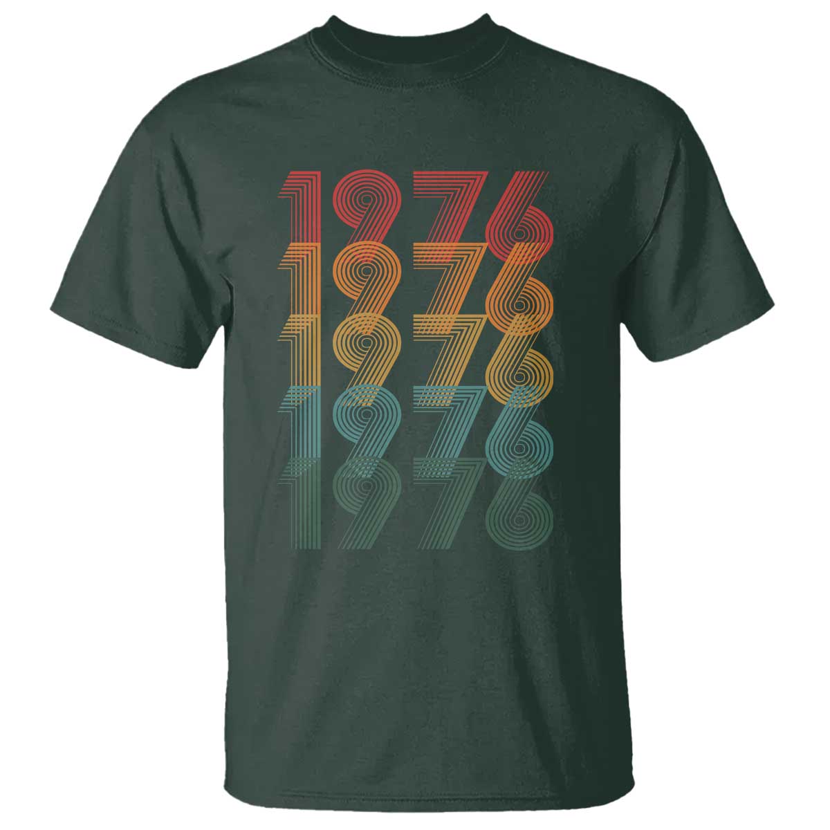 50th Birthday T Shirt Vintage 1976 Retro 50 Years Old Birthday