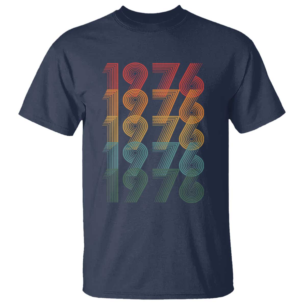50th Birthday T Shirt Vintage 1976 Retro 50 Years Old Birthday