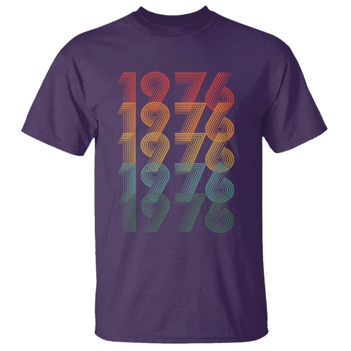 50th Birthday T Shirt Vintage 1976 Retro 50 Years Old Birthday