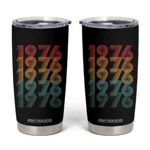 50th Birthday Tumbler Cup Vintage 1976 Retro 50 Years Old Birthday