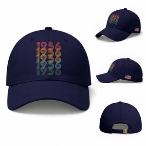 70th Birthday Baseball Cap Vintage 1956 Retro 70 Years Old Birthday