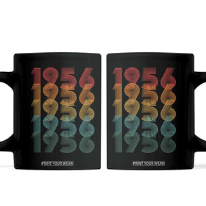 70th Birthday Coffee Mug Vintage 1956 Retro 70 Years Old Birthday