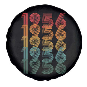 70th Birthday Spare Tire Cover Vintage 1956 Retro 70 Years Old Birthday TS11 Print Your Wear