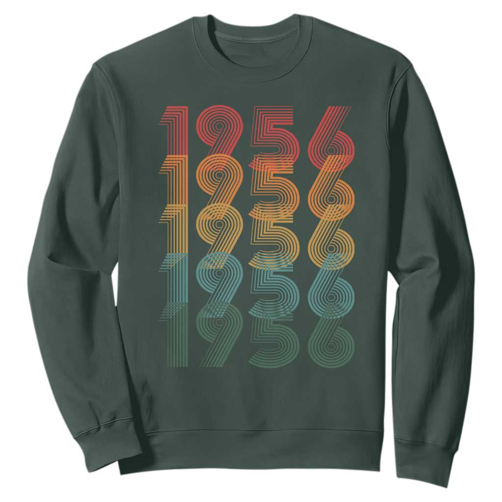 70th Birthday Sweatshirt Vintage 1956 Retro 70 Years Old Birthday