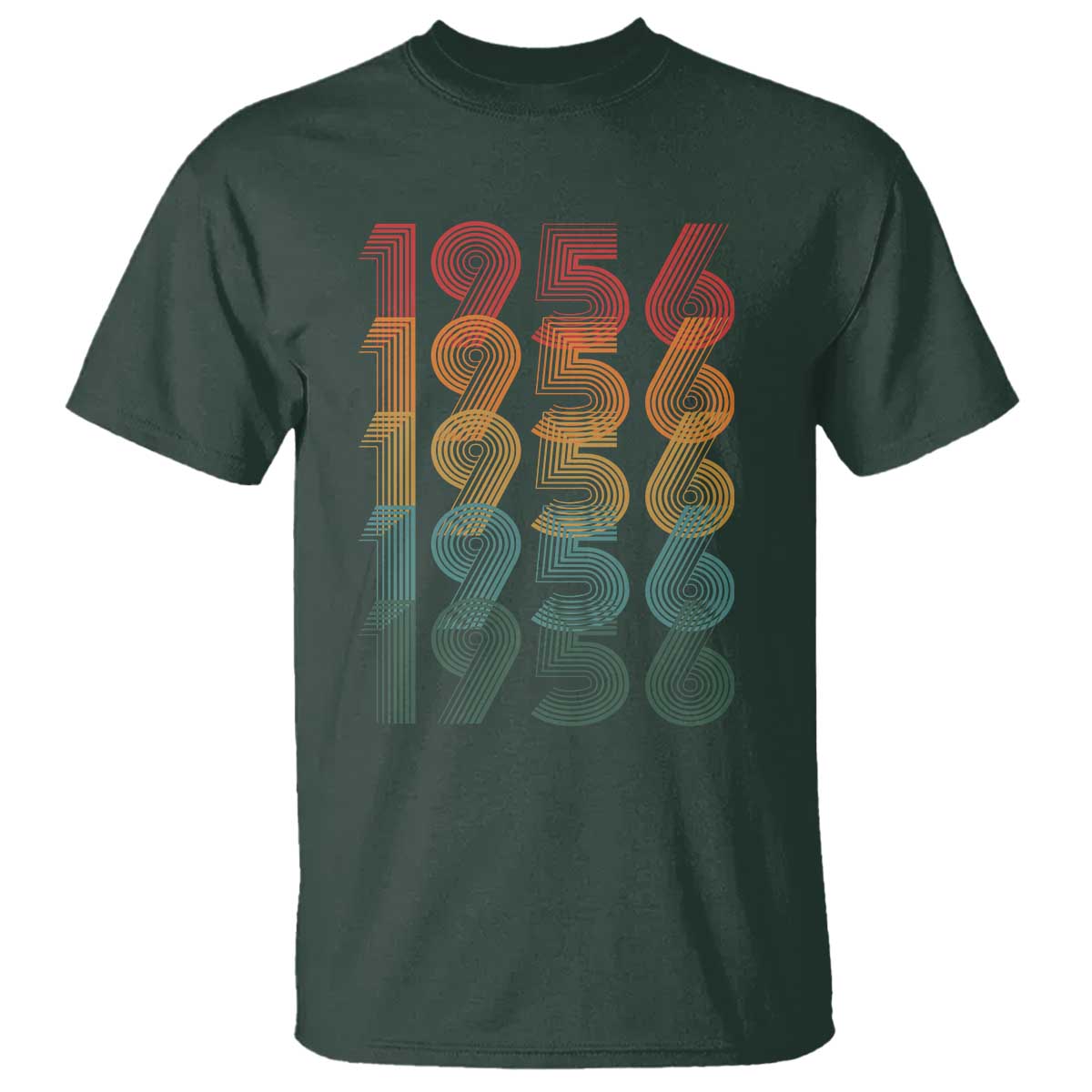 70th Birthday T Shirt Vintage 1956 Retro 70 Years Old Birthday