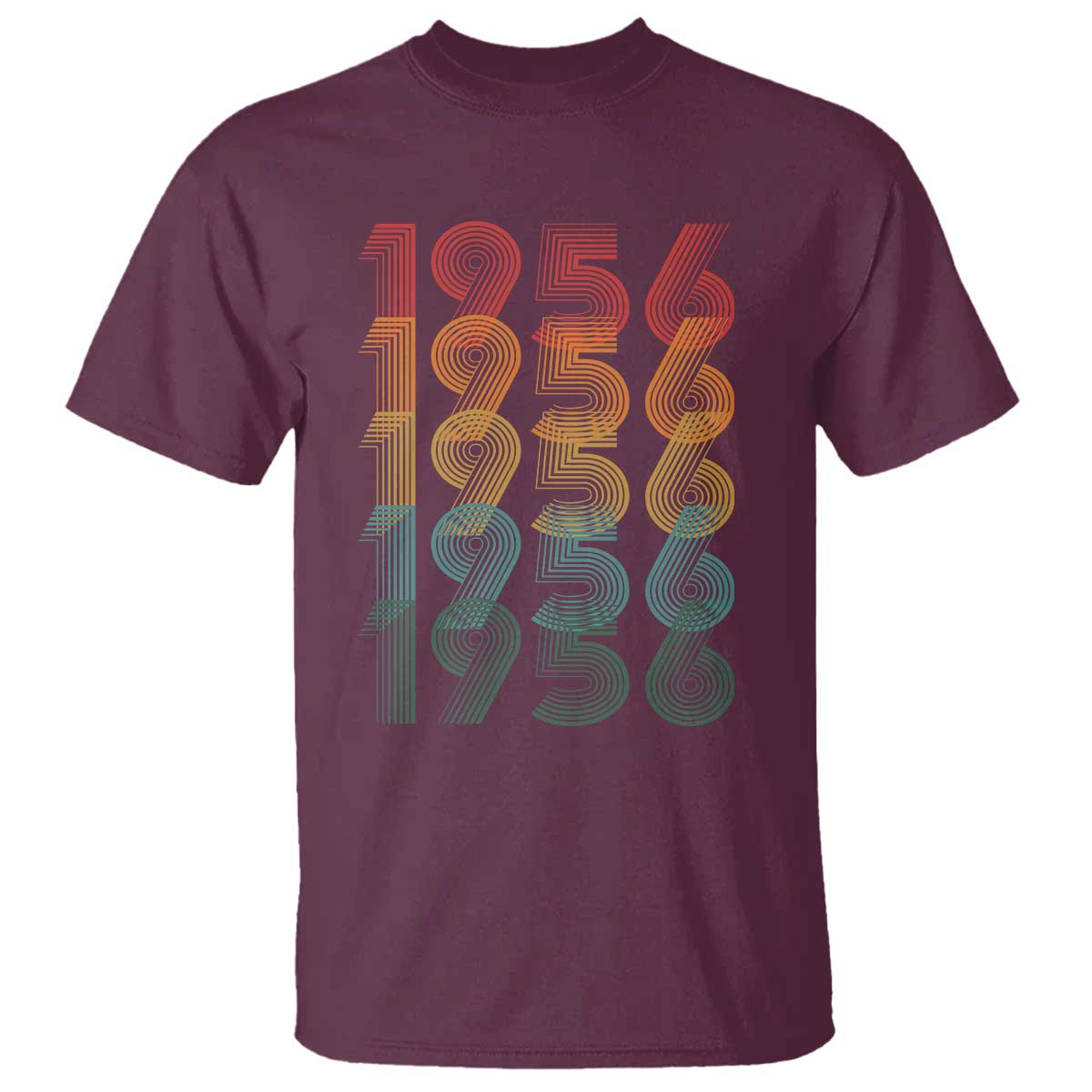 70th Birthday T Shirt Vintage 1956 Retro 70 Years Old Birthday