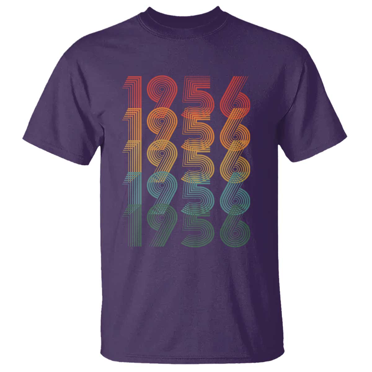 70th Birthday T Shirt Vintage 1956 Retro 70 Years Old Birthday