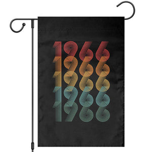 60th Birthday Garden Flag Vintage 1966 Retro 60 Years Old Birthday