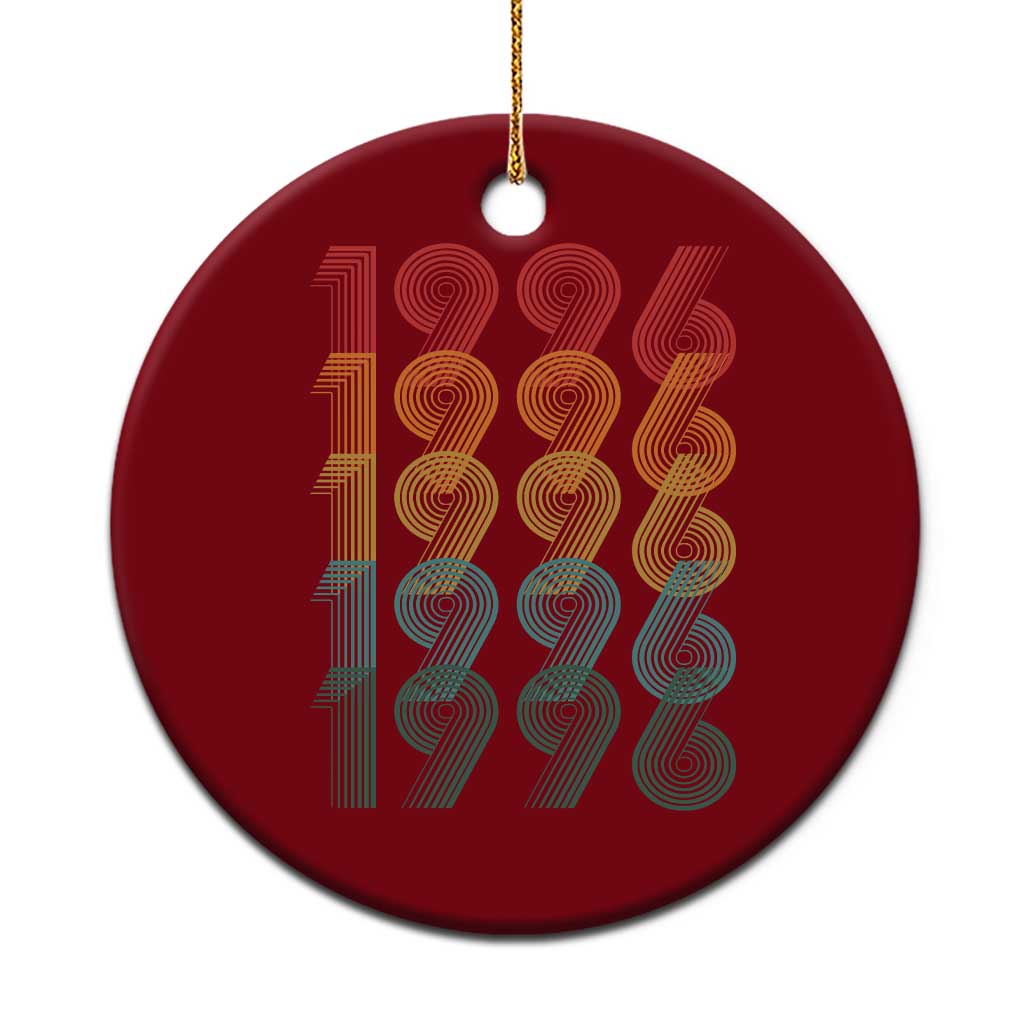 30th Birthday Ceramic Ornament Vintage 1996 Retro 30 Years Old Birthday