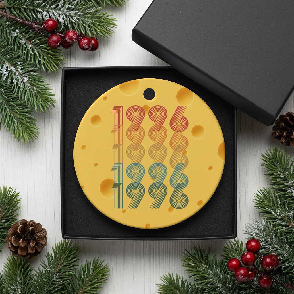 30th Birthday Ceramic Ornament Vintage 1996 Retro 30 Years Old Birthday