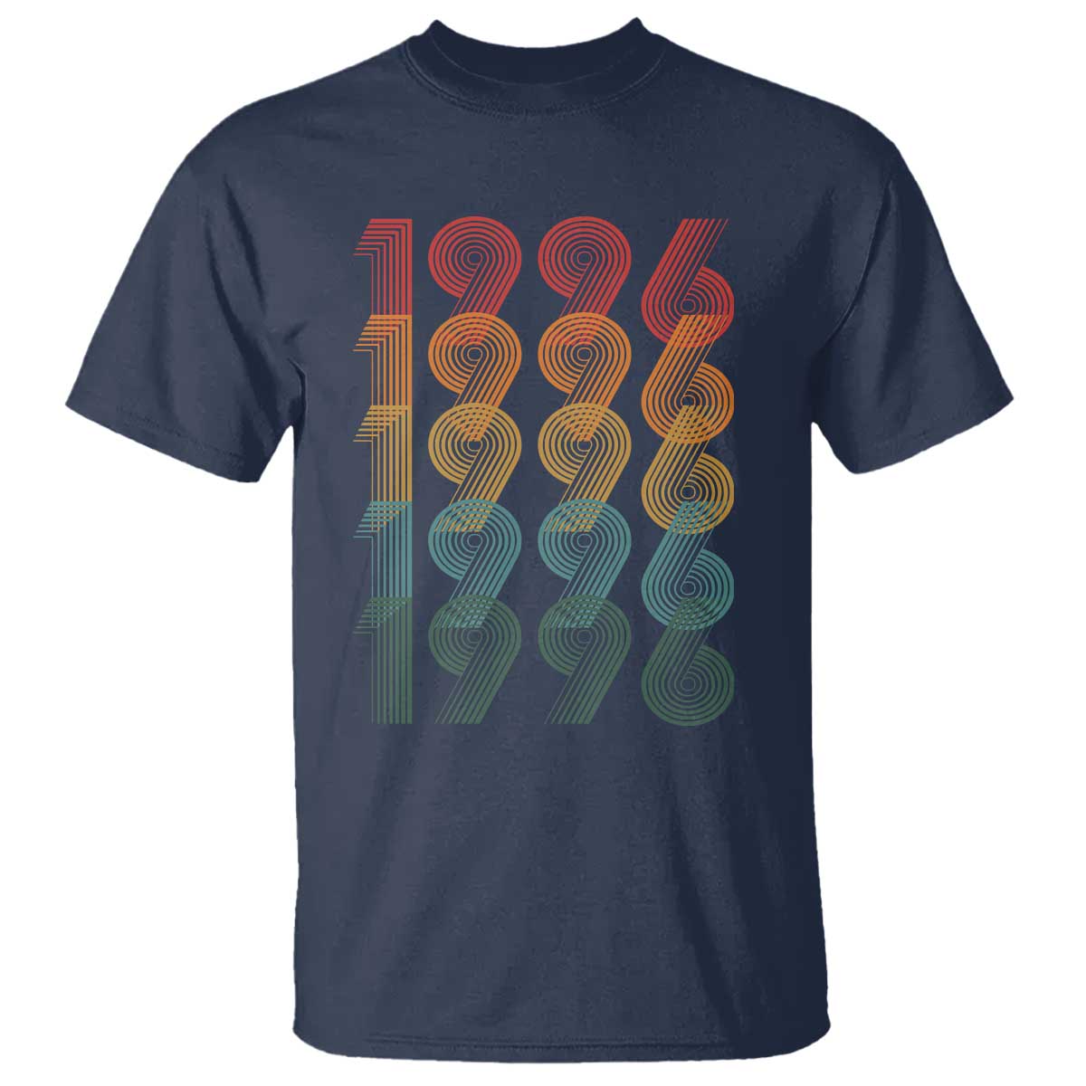 30th Birthday T Shirt Vintage 1996 Retro 30 Years Old Birthday TS11 Navy Print Your Wear