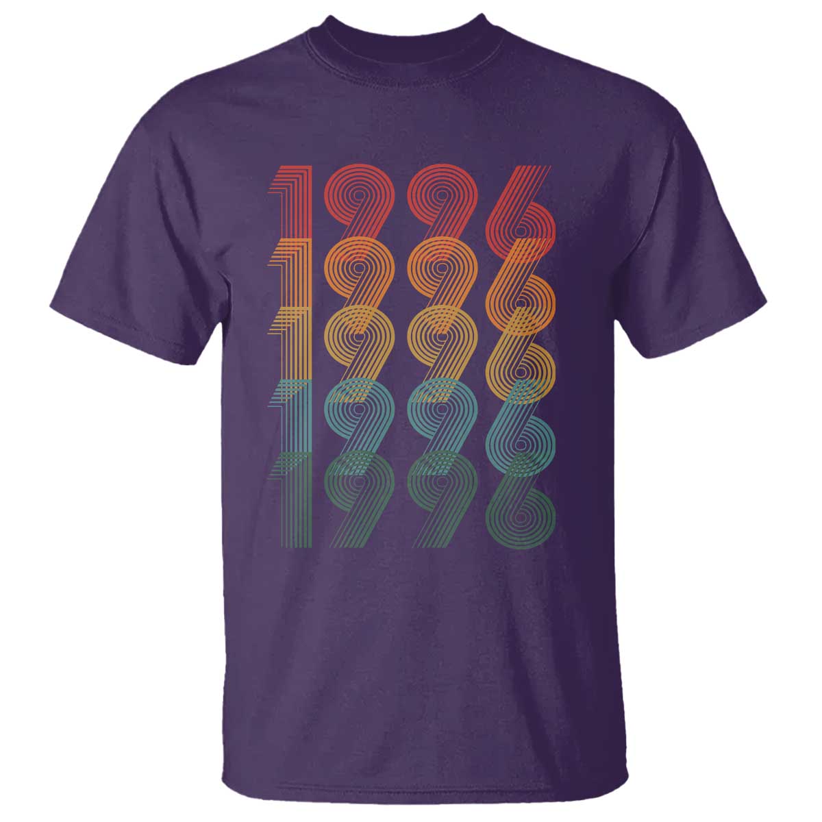 30th Birthday T Shirt Vintage 1996 Retro 30 Years Old Birthday TS11 Purple Print Your Wear