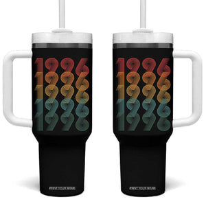 30th Birthday Tumbler With Handle Vintage 1996 Retro 30 Years Old Birthday