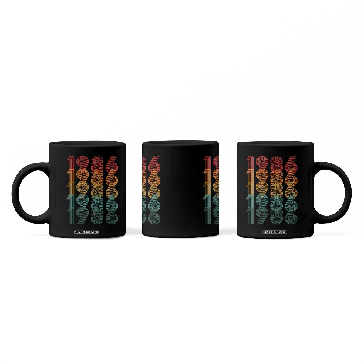 40th Birthday Coffee Mug Vintage 1986 Retro 40 Years Old Birthday