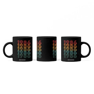 40th Birthday Coffee Mug Vintage 1986 Retro 40 Years Old Birthday