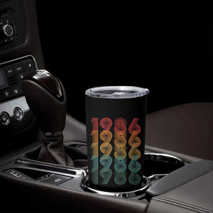 40th Birthday Tumbler Cup Vintage 1986 Retro 40 Years Old Birthday