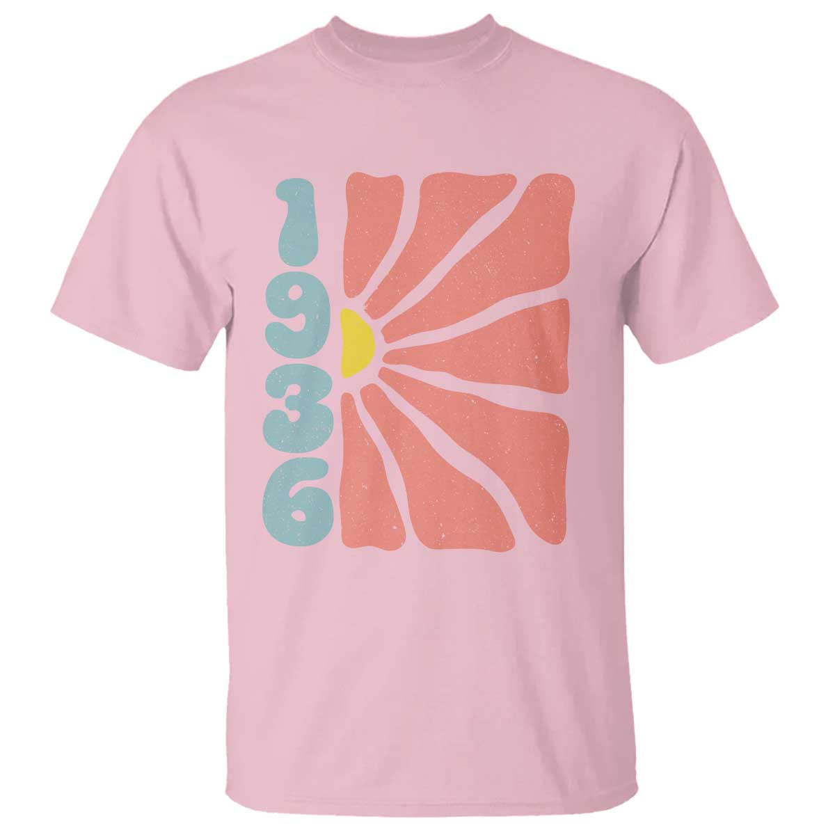 90th Birthday T Shirt Vintage 1936 Boho Flowers 90 Years Old Birthday