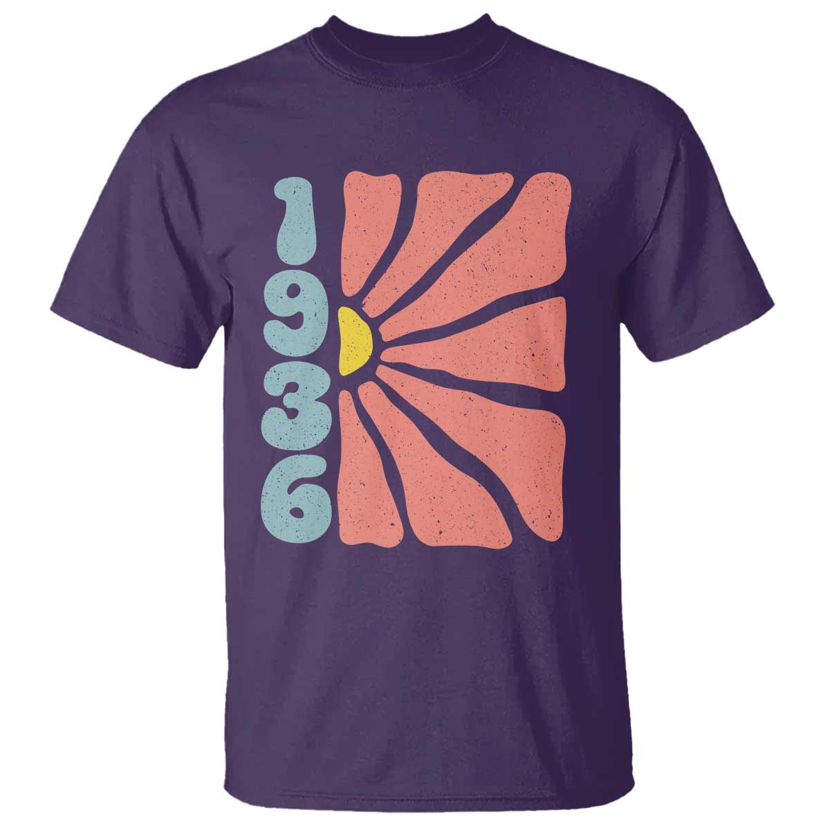 90th Birthday T Shirt Vintage 1936 Boho Flowers 90 Years Old Birthday