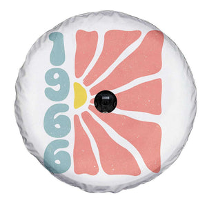 60th Birthday Spare Tire Cover Vintage 1966 Boho Flowers 60 Years Old Birthday
