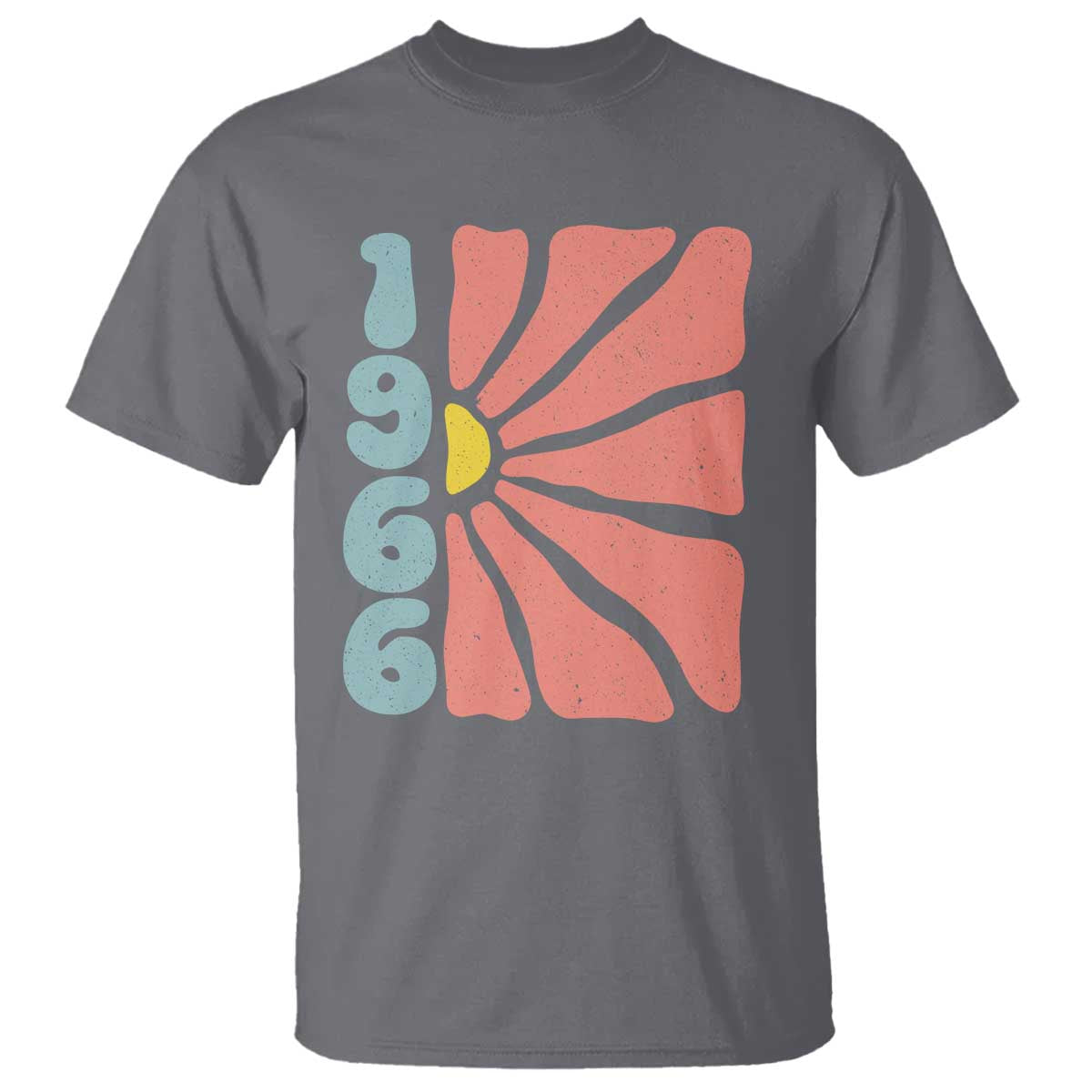 60th Birthday T Shirt Vintage 1966 Boho Flowers 60 Years Old Birthday