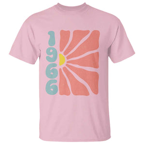 60th Birthday T Shirt Vintage 1966 Boho Flowers 60 Years Old Birthday