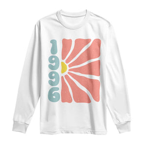 30th Birthday Long Sleeve Shirt Vintage 1996 Boho Flowers 30 Years Old Birthday