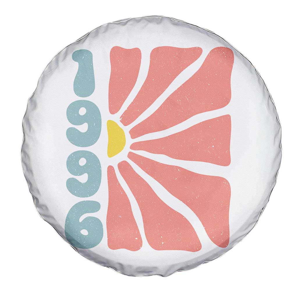 30th Birthday Spare Tire Cover Vintage 1996 Boho Flowers 30 Years Old Birthday