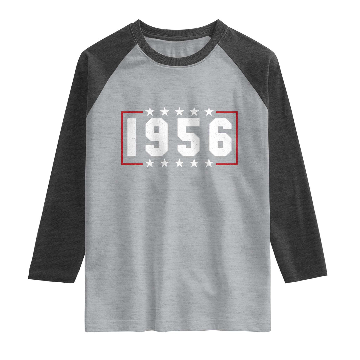 70th Birthday Raglan Shirt Vintage 1956 70 Years Old Birthday Stars And Stripes