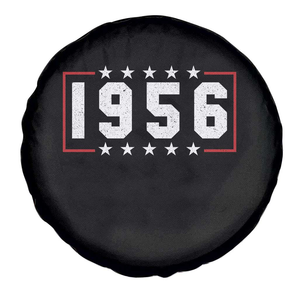 70th Birthday Spare Tire Cover Vintage 1956 70 Years Old Birthday Stars And Stripes TS11 Print Your Wear