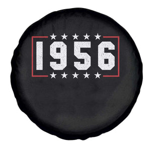 70th Birthday Spare Tire Cover Vintage 1956 70 Years Old Birthday Stars And Stripes TS11 Print Your Wear