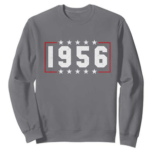 70th Birthday Sweatshirt Vintage 1956 70 Years Old Birthday Stars And Stripes