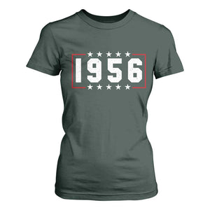 70th Birthday T Shirt For Women Vintage 1956 70 Years Old Birthday Stars And Stripes
